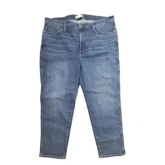 Madewell Stovepipe Medium Wash Jeans - Picture 3 of 7